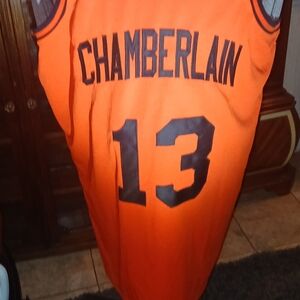 NBA Orange Black Basketball Jerseys